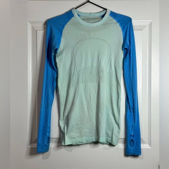 Lululemon Swiftly Tech Long Sleeve Blue - Picture 1 of 9